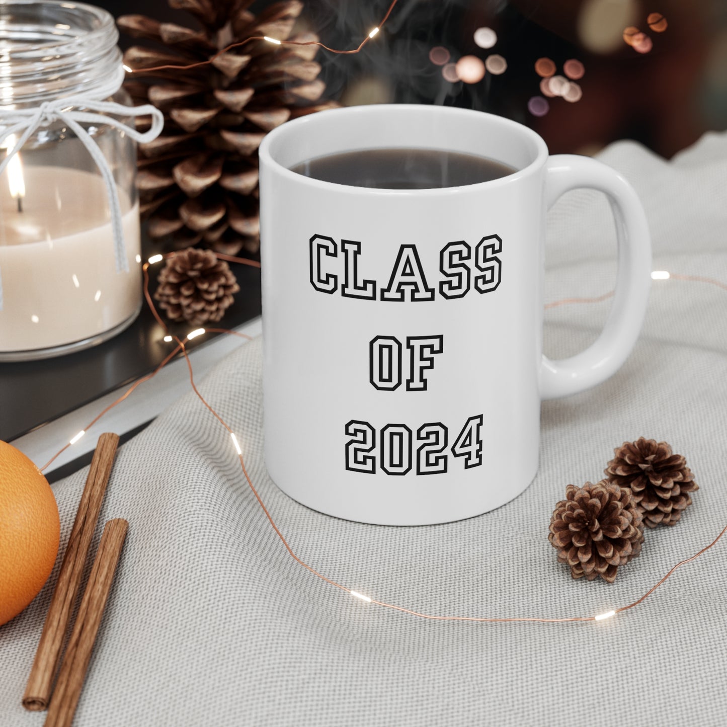 Cool Hat Graduation Ceramic Mug, 11oz