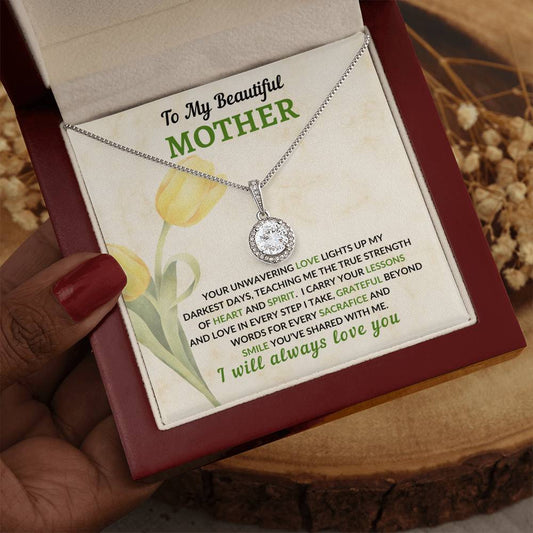 To My Beautiful Mother Necklace