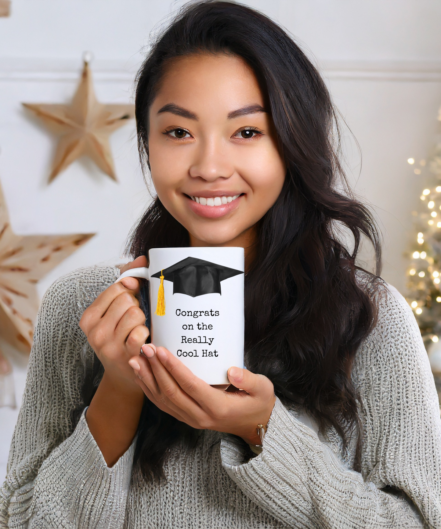 Cool Hat Graduation Ceramic Mug, 11oz